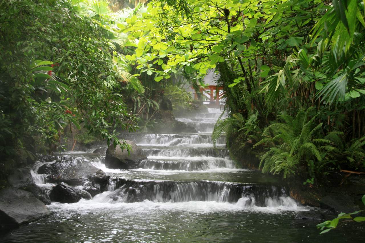 Hot springs in Costa Rica