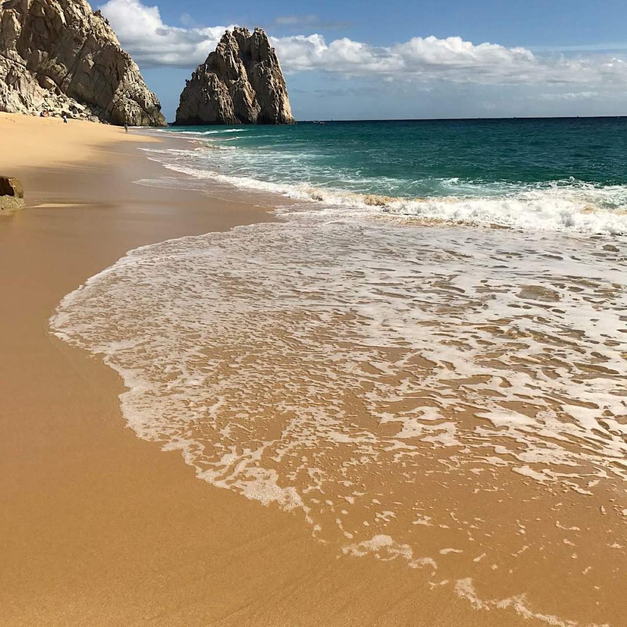 Yellow sand beach 