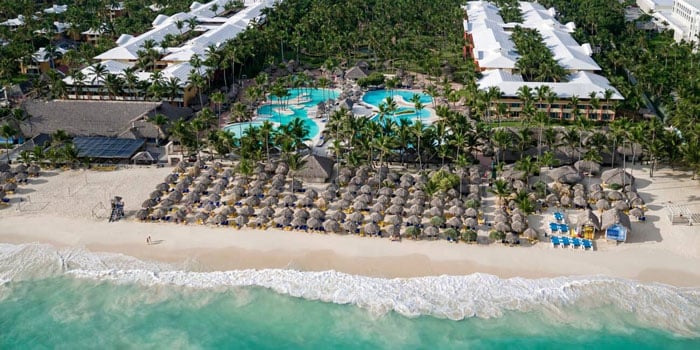 Aerial view of Iberostar waves 