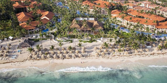 Aerial view of Majestic Elegance costa mujeres