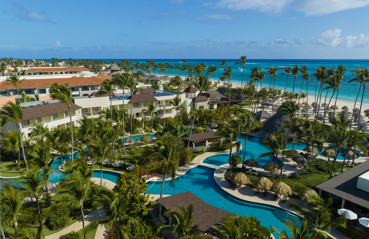 Pool view of Dreams royal beach