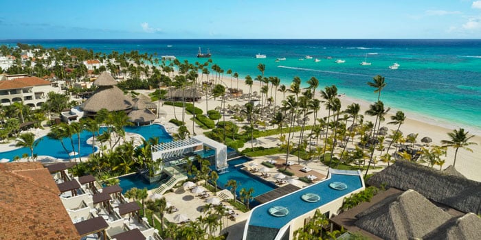 Pool view of secrets royal beach