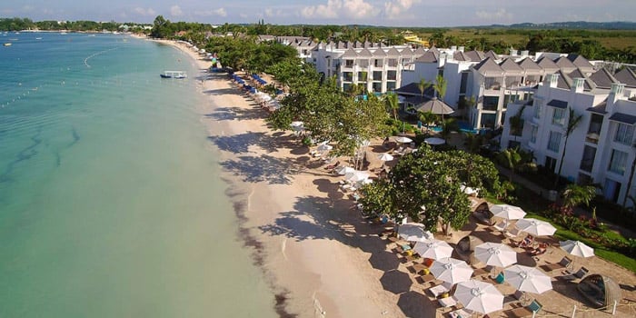 Azul beach resort next to beach