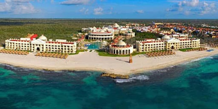 Aerial resort view of JOIA Grand Paraiso