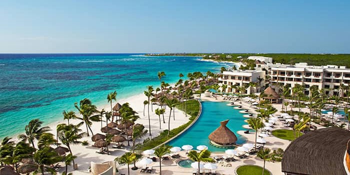 Secrets Akumal pool and beach